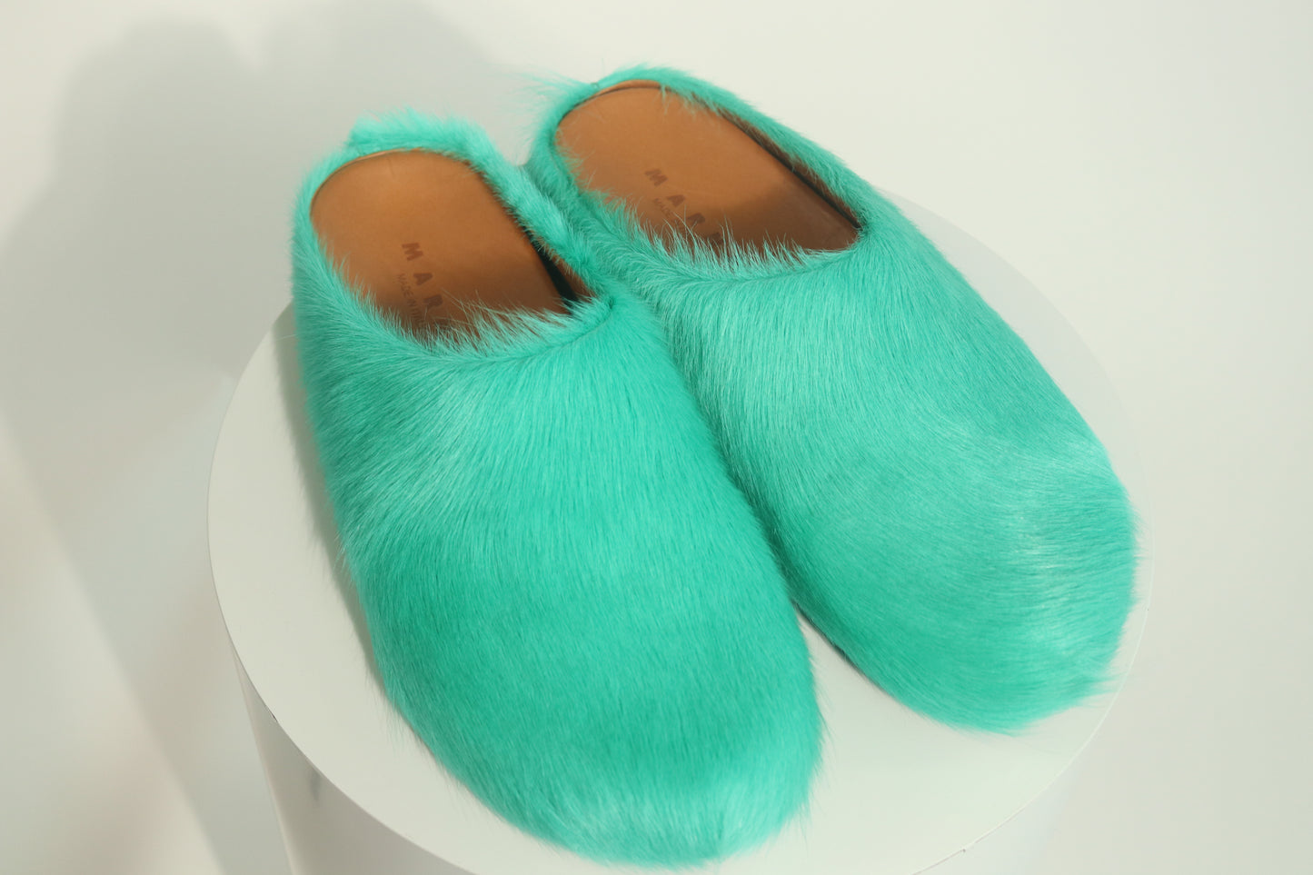 Marni Fussbett Shaggy Sabot Mules