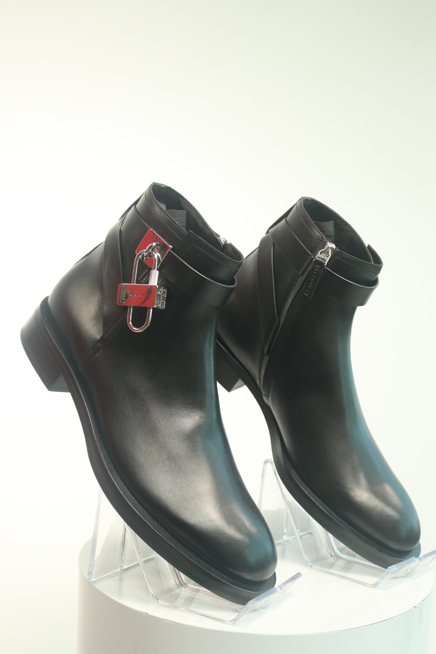 Givenchy Lock Leather Boots