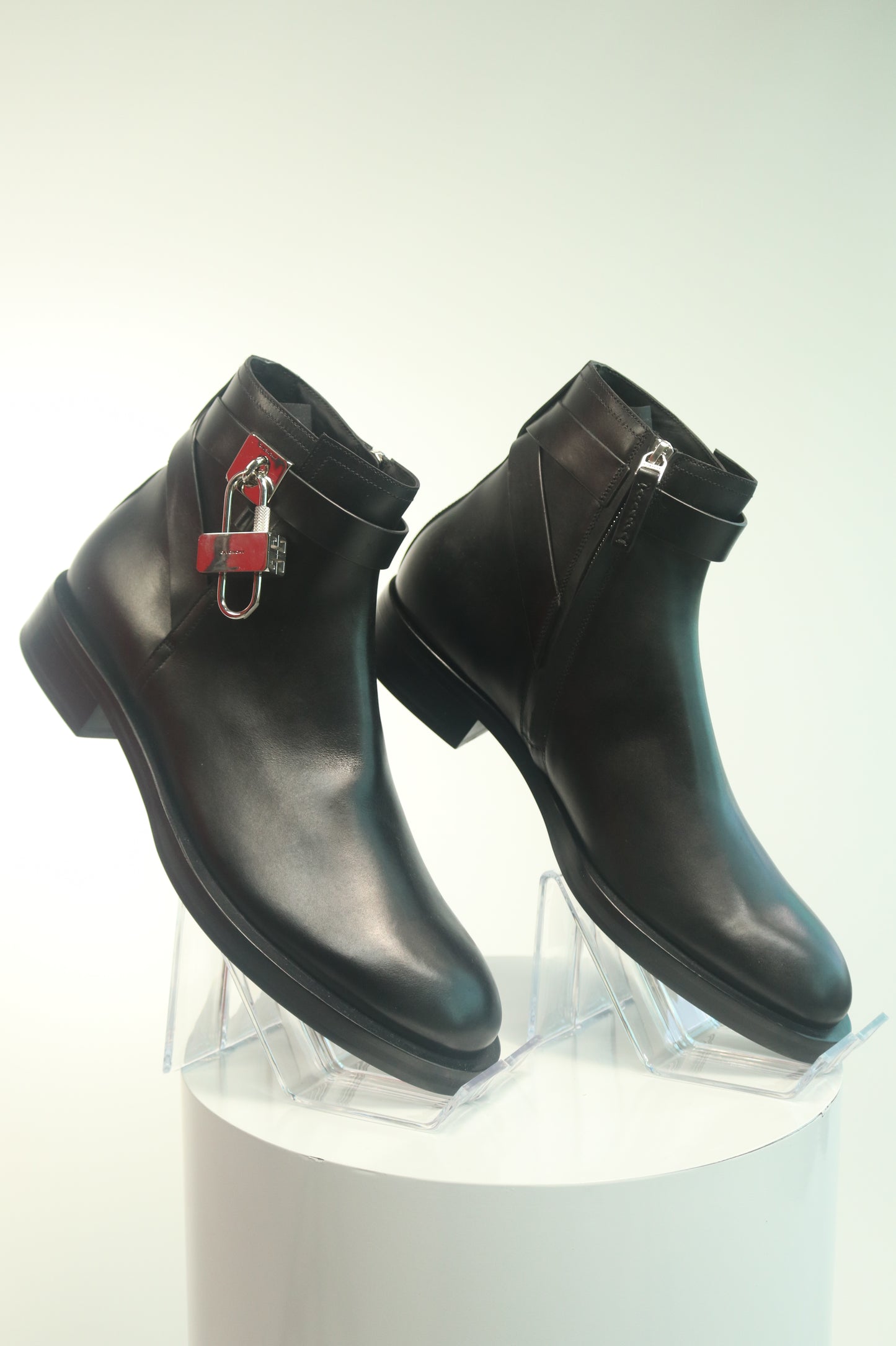 Givenchy Lock Leather Boots