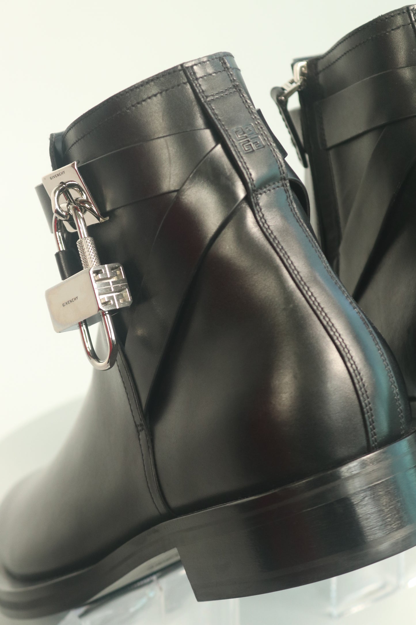 Givenchy Lock Leather Boots