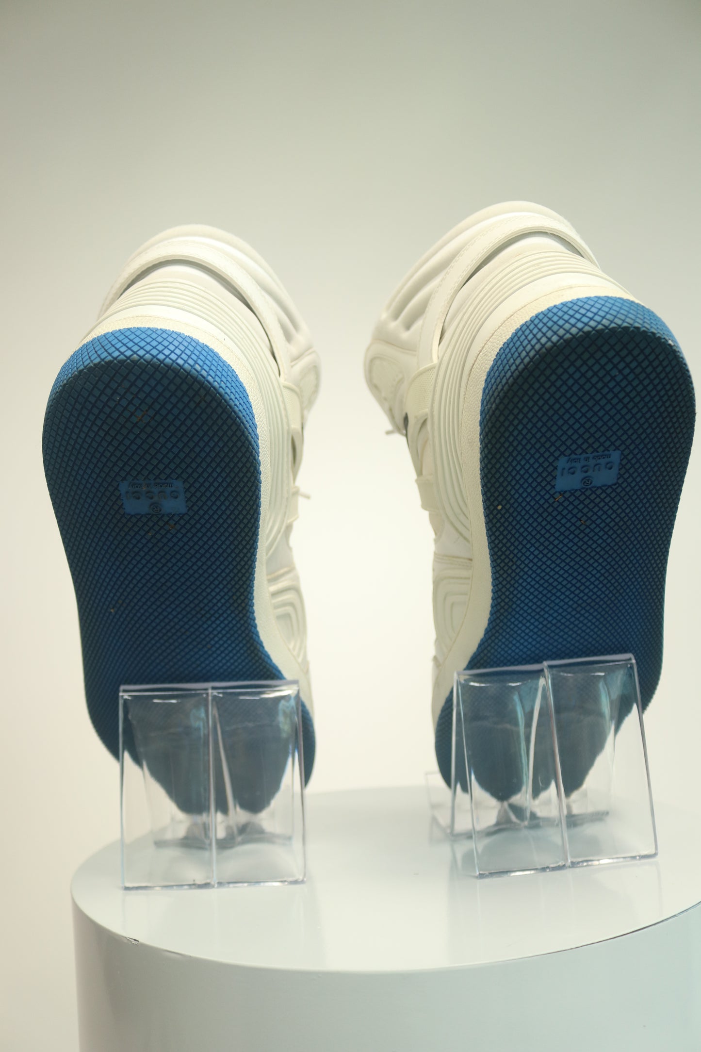Gucci Basket Blue High Top Sneakers
