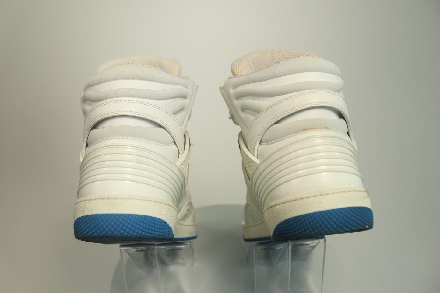 Gucci Basket Blue High Top Sneakers