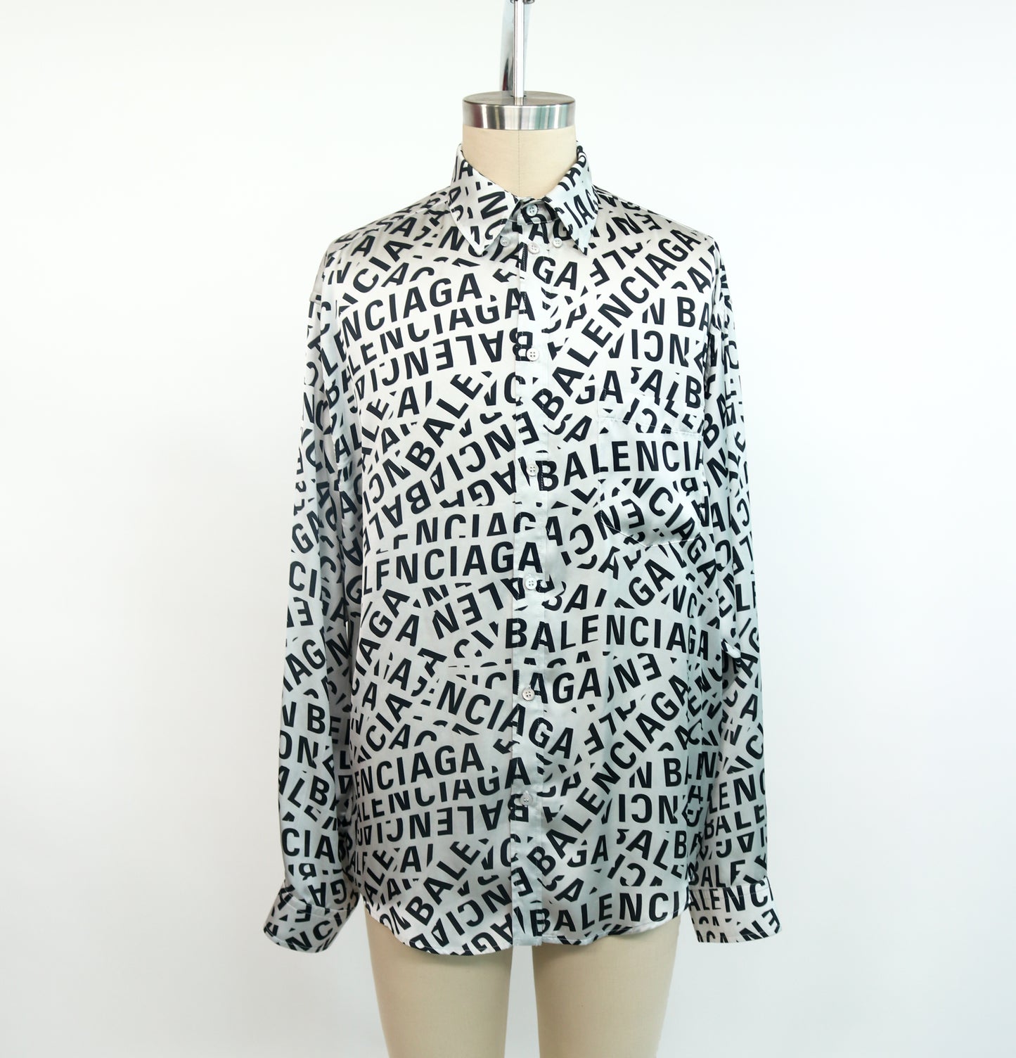 Balenciaga Long Sleeve Button-Up Shirt