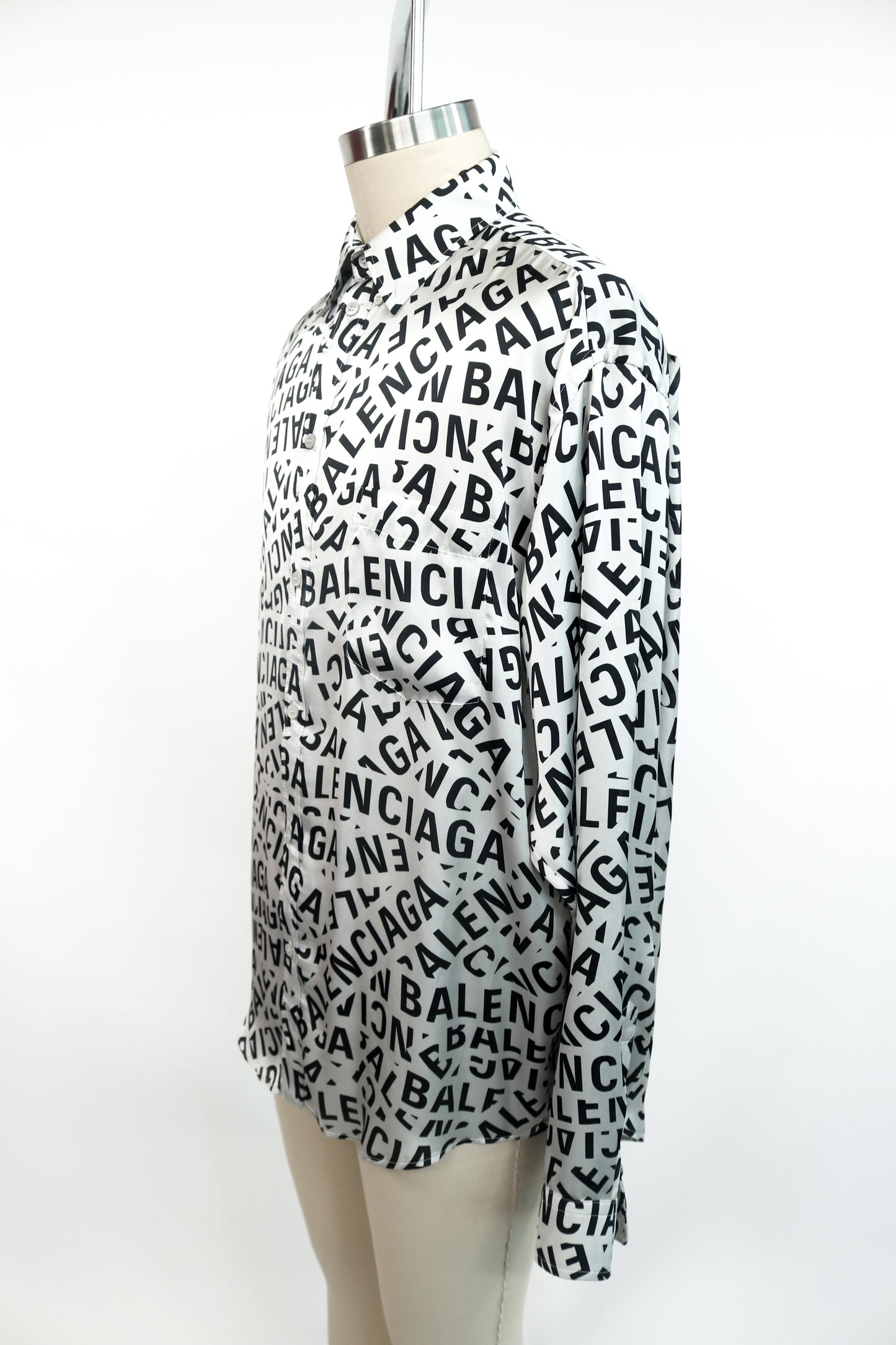 Balenciaga Long Sleeve Button-Up Shirt