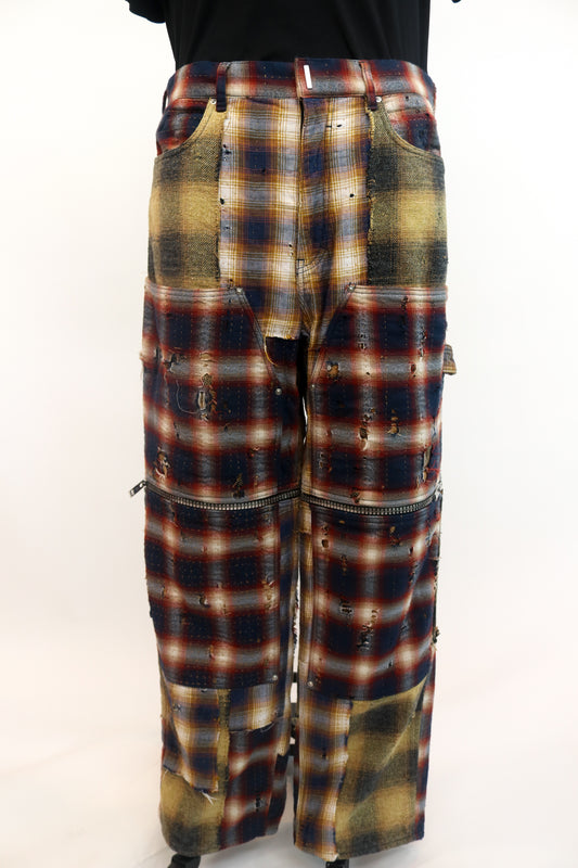 Givenchy Plaid Cargo Pants