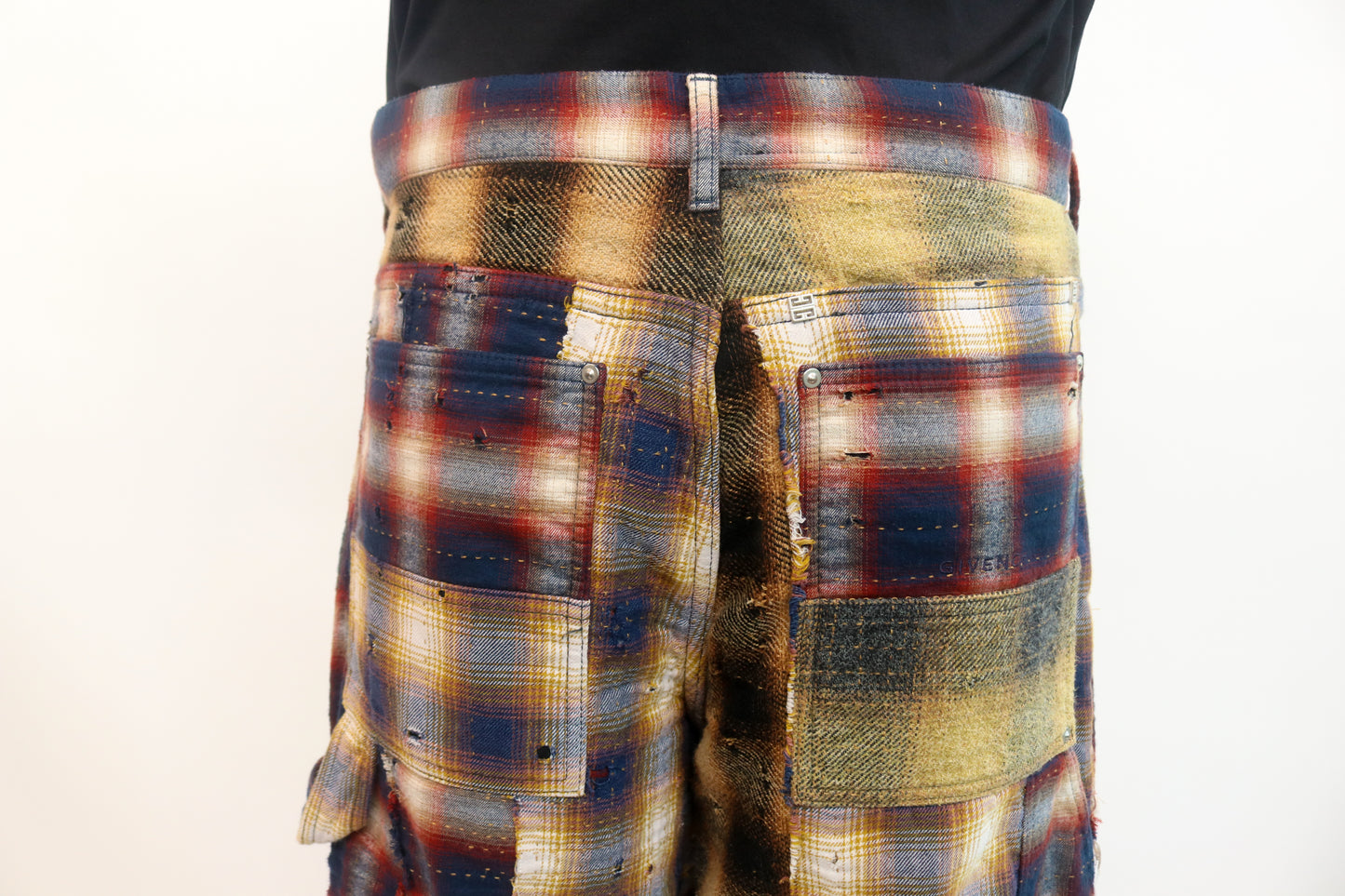 Givenchy Plaid Cargo Pants