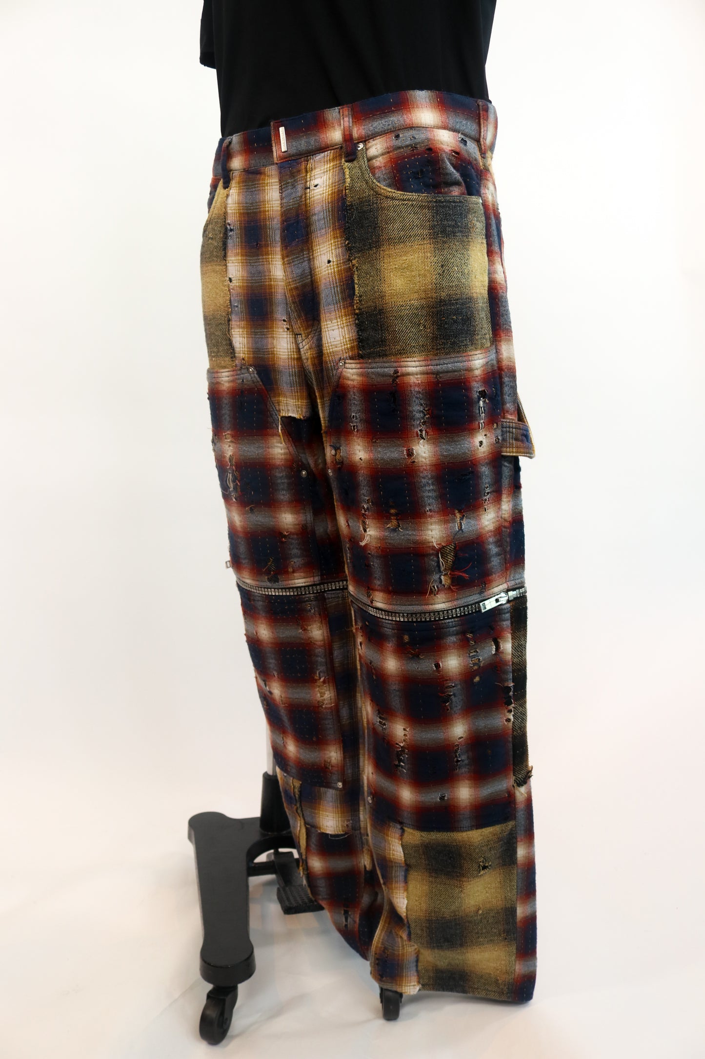 Givenchy Plaid Cargo Pants