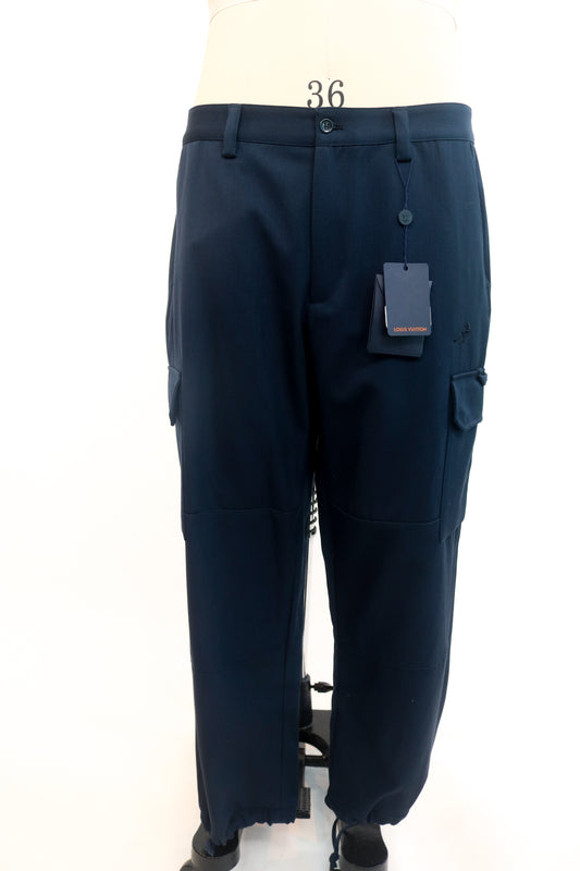 Louis Vuitton Navy Cargo Pants