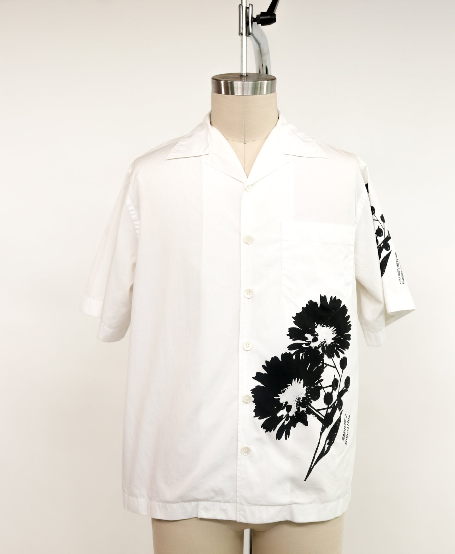 Prada Floral Short Sleeve Button-Up