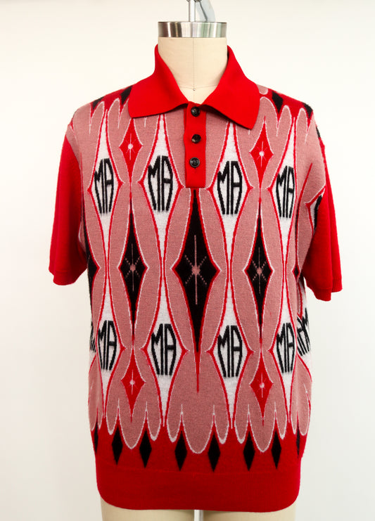 Amiri Graphic Wool Polo