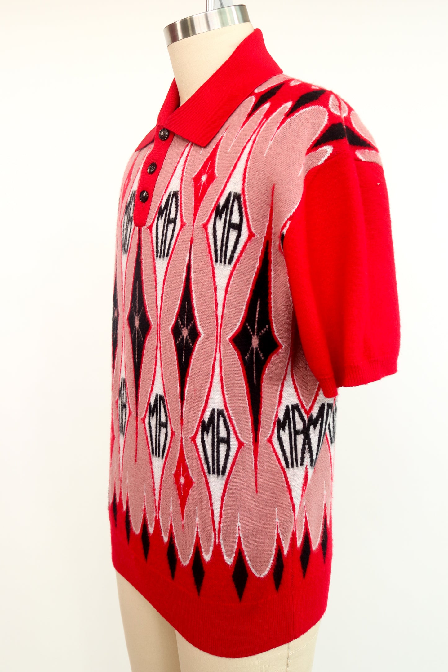 Amiri Graphic Wool Polo