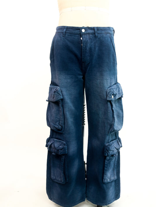 Amiri Denim Cargo Pants