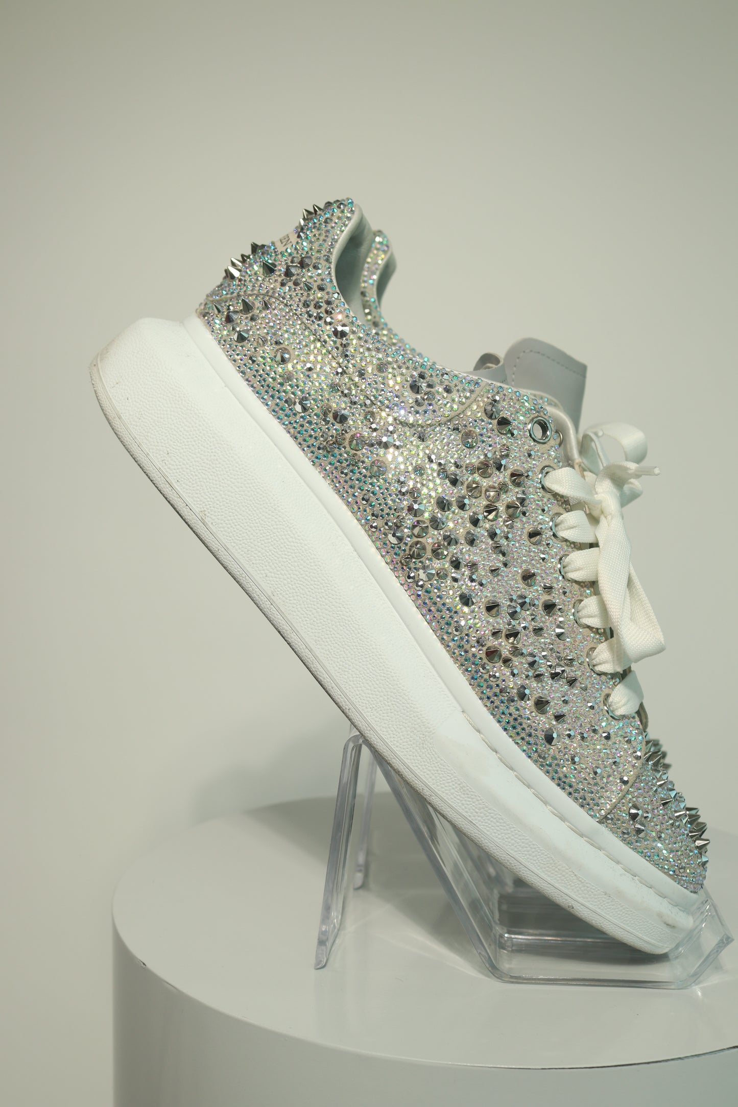 McQueen Crystal Low Top Sneakers