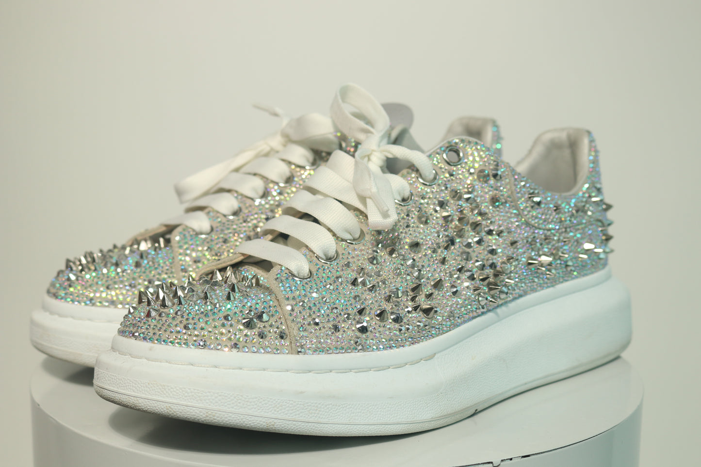 McQueen Crystal Low Top Sneakers