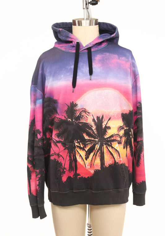 Valentino Palm Tree Graphic Hoodie